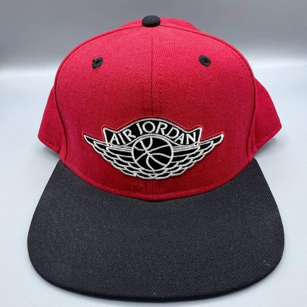 Air Jordan Wings Hat Men‎ Red Black Embroidered Jumpman Snap Back Cap